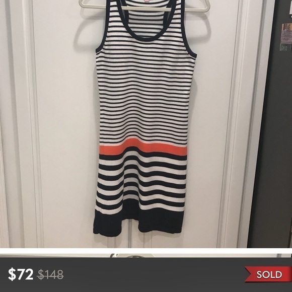 Lilly Pulitzer Navy and White Striped Mini Dress - Picture 12 of 12